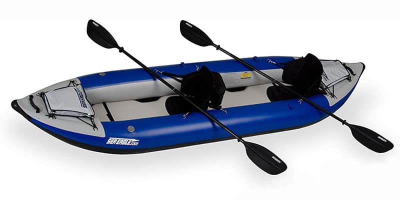 Outdoors Hard Shell Fishing Tandem Kayak, 2 or 3 Person Sit on Top